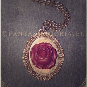 Rose Cameo Necklace